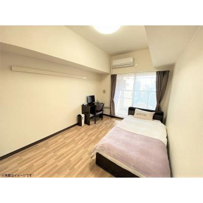 ユニオンマンスリー桜木町２　612　1R・シングル☆■上層階で眺めのいいお部屋♪安心のオートロック完備＆室内洗濯機・デスク＆チェア付きの物件写真1