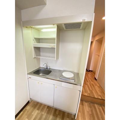 ユニオンマンスリー桜木町２　612　1R・シングル☆■上層階で眺めのいいお部屋♪安心のオートロック完備＆室内洗濯機・デスク＆チェア付きの物件写真3
