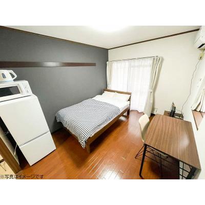 ユニオンマンスリー相模大野２　101　1K・セミダブル☆◆インターネット固定回線（有線・Wi-Fi）無料の部屋◆角部屋＆インターホン完備！の物件写真1