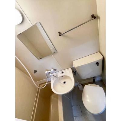 ユニオンマンスリー西国分寺３　202　1R・シングル☆2口ガスコンロ＆2ドア冷蔵庫完備で自炊にもオススメ！デスク・チェアのあるお部屋の物件写真4