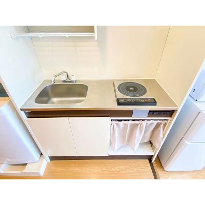 ユニオンマンスリー百合ヶ丘３　504　1R・セミダブル☆【禁煙ルーム】たっぷり収納2ドア冷蔵庫や電子レンジなど生活家電完備！の物件写真3