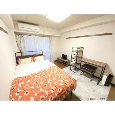 ユニオンマンスリー京王堀之内サンリット１　203　1K・セミダブル☆■1棟複数室ありで法人もまとめて入居可♪女性も安心の室内洗濯機♪無料の駐輪場もあり♪■京王相模原線の物件写真1