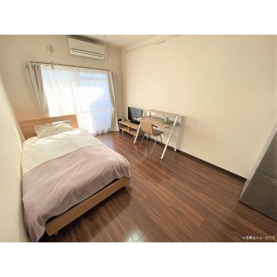 ユニオンマンスリー幕張本郷フルール１　1006　1R・シングル☆【禁煙ルーム】◆インターネット固定回線（有線）無料の部屋◆一棟複数室ありで法人もまとめて入居可♪安心のオートロック＆宅配BOX完備の物件写真2