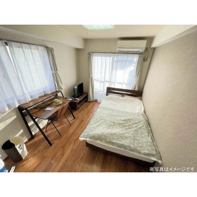 ユニオンマンスリー春日部１　803　1K・セミダブル☆【禁煙ルーム】人気の角部屋＆バストイレ別＆デスク・チェアや室内洗濯機などの生活家電があるお部屋/東武伊勢崎線「の物件写真1