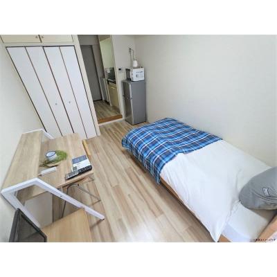 ユニオンマンスリー宮崎台１　303　1R・シングル☆デスク＆チェアなど家具付きのお部屋。セキュリティ面も安心のモニター付きインターホン有。東急田園都市線で渋谷や二子の物件写真2