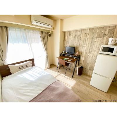 ユニオンマンスリー浦安２　210　1K・シングル☆安心のオートロック完備＆室内洗濯機♪デスク＆チェアや２ドア冷蔵庫などの家具家電付き。大手町・日本橋・西船橋まで乗換なの物件写真1