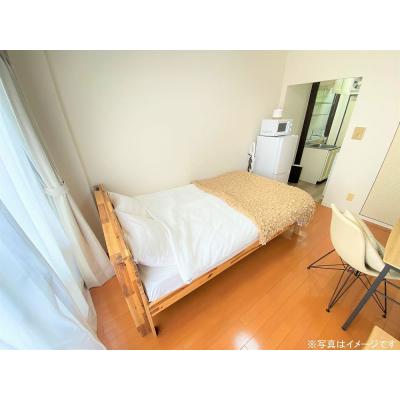 ユニオンマンスリー川崎１７　305　1R・セミダブル☆デスク・チェア＆室内洗濯機などの生活家電＆安心のモニター付きインターフォン完備♪/品川駅や横浜駅までダイレクトアの物件写真2