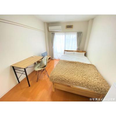 ユニオンマンスリー川崎１７　305　1R・セミダブル☆デスク・チェア＆室内洗濯機などの生活家電＆安心のモニター付きインターフォン完備♪/品川駅や横浜駅までダイレクトアの物件写真3