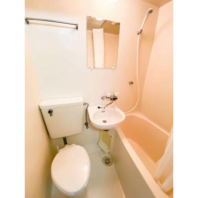 ユニオンマンスリー岩槻１　102　1R・シングル☆デスク・チェアや2ドア冷蔵庫など家具家電付きのお部屋＆たっぷり入る収納付き。物件近くには「ニトリ　岩槻店」もあり♪の物件写真4