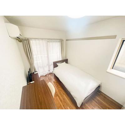 ユニオンマンスリー与野１　109　1K・シングル☆人気の角部屋♪建物オートロック＆モニター付きインターフォン＆室内洗濯機完備♪デスク・チェアのあるお部屋/さいたま新都の物件写真1