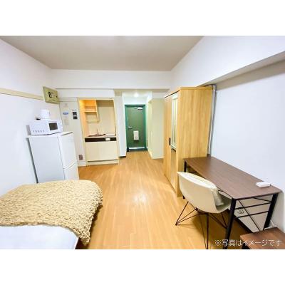 ●2026年6月21日から入居可●ユニオンマンスリー相模大塚駅前１　201　1R・シングル☆デスク・チェア＆電子レンジなど生活家電完備♪女性に嬉しいモニター付きインターフォン＆室内洗濯機あり/相鉄本の物件写真2