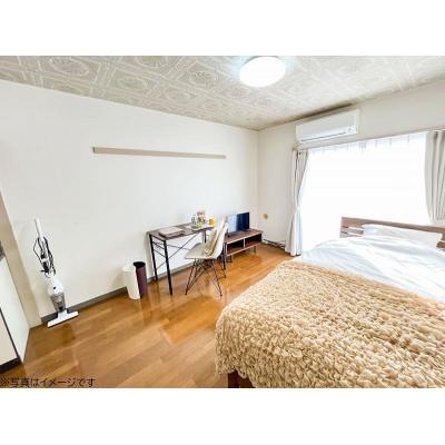 ユニオンマンスリー八王子長沼２　210　1R・シングル☆人気の角部屋！電子レンジや掃除機など生活家電完備＆デスク・チェアのあるお部屋/平山城址公園駅まで1駅＆高尾山口の物件写真1