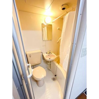 ユニオンマンスリー八王子長沼２　210　1R・シングル☆人気の角部屋！電子レンジや掃除機など生活家電完備＆デスク・チェアのあるお部屋/平山城址公園駅まで1駅＆高尾山口の物件写真3