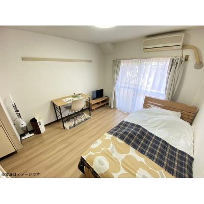 ユニオンマンスリー百草園１　111　1R・シングル☆セキュリティ面も安心のモニター付きインターホン完備！京王線　百草園駅　徒歩9分。百草駅駅前付近には0時まで営業のスーパー「FUJI　百草園の物件写真1