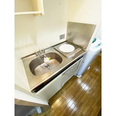 ユニオンマンスリー東門前１　201　1R・セミダブル☆人気の角部屋＆デスク・チェア完備♪建物ALあり/徒歩3分にはホームセンター・島忠ホームズ内にディスカウントストアの物件写真2