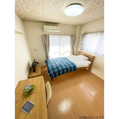 ●2026年4月25日から入居可●ユニオンマンスリー鶴川３　110　1R・シングル☆人気の角部屋＆2面採光♪デスク・チェア完備＆室内洗濯機など生活家電のあるお部屋/小田急小田原線利用で玉川学園前駅までの物件写真1