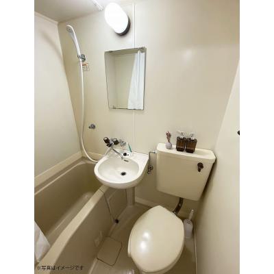 ●2026年4月7日から入居可●ユニオンマンスリー百合ヶ丘３　514　1R・シングル☆【禁煙ルーム】デスク・チェア＆室内洗濯機や2ドア冷蔵庫など生活家電のあるお部屋/小田急小田原線利用で町田駅や海の物件写真3