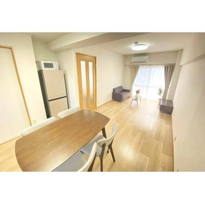 🌈表示賃料から５０％ＯＦＦキャンペーン🌈◆パシオン尼崎ファミリー５【１LDKタイプ！4名入居可！ネット無料(Wi-Fi対応)・駐車場あり・洗浄機能付き便座！トイレ・バス別！】の物件写真1