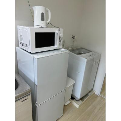 【トーマス南城】室内洗濯機置き場、ネット無料、バストイレ別、エアコン付き、EV/AL付、TVモニターホン、学校近く♪の物件写真2