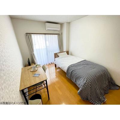 ユニオンマンスリー船橋６　402　1R・シングル☆【禁煙ルーム】人気の角部屋＆バストイレ別！安心の建物AL＆室内洗濯機など生活家電のあるお部屋/東京医療保健大学の物件写真1