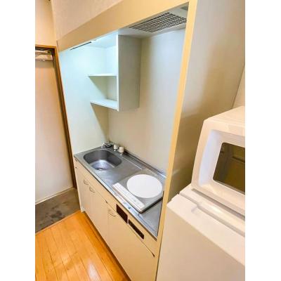 ユニオンマンスリー船橋６　402　1R・シングル☆【禁煙ルーム】人気の角部屋＆バストイレ別！安心の建物AL＆室内洗濯機など生活家電のあるお部屋/東京医療保健大学の物件写真2