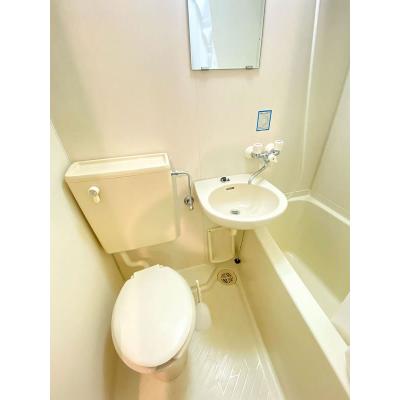 ユニオンマンスリー熊谷３　202　1K・シングル☆【禁煙ルーム】来客時に安心のモニター付きインターフォン完備♪室内洗濯機や掃除機など生活家電のあるお部屋/上越新の物件写真3