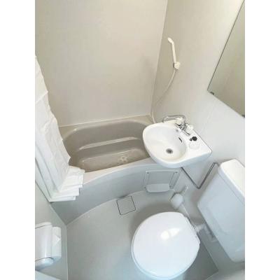 ユニオンマンスリー天王台１　104　1R・セミダブル☆【禁煙ルーム】室内洗濯機や2ドア冷蔵庫など生活家電完備♪デスク・チェアのあるお部屋/JR成田の物件写真3