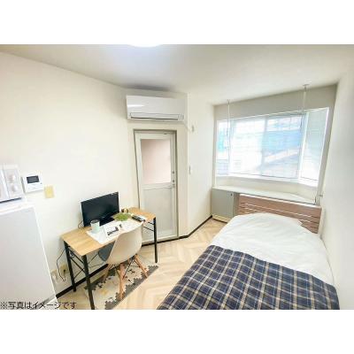 ●2026年4月18日から入居可●ユニオンマンスリー坂戸駅前１　305　1R・シングル☆【禁煙ルーム】生活家電完備＆安心のモニター付きインターフォンがあるお部屋/東武越生線始発駅＆西大家駅や川角の物件写真1