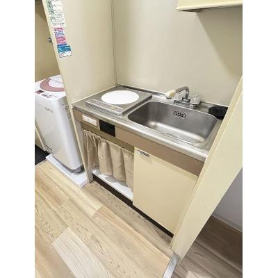 ユニオンマンスリー大泉学園１　101　1R・シングル☆【禁煙ルーム】安心の建物AL＆宅配ボックス＆モニター付きインターフォン完備！人気の角部屋♪室内洗濯機や冷蔵の物件写真2