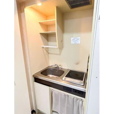 ユニオンマンスリー新松戸１　303　1R・セミダブル☆【禁煙ルーム】人気の角部屋＆ソファ・ローテーブルのあるゆったり25㎡のお部屋♪建物オートロック完備の物件写真2