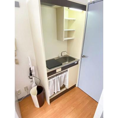 ユニオンマンスリー津田沼３　101　1R・セミダブル☆【禁煙ルーム】人気の角部屋♪デスク・チェアのあるお部屋/千葉工業大学津田沼キャンパスまで徒歩通学/駅前にはの物件写真2