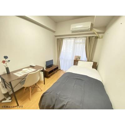 ユニオンマンスリー新百合ヶ丘３　107　1R・シングル☆【禁煙ルーム】人気の角部屋＆建物オートロック♪デスク・チェア＆2ドア冷蔵庫などの家具家電付き/登戸駅・代の物件写真1