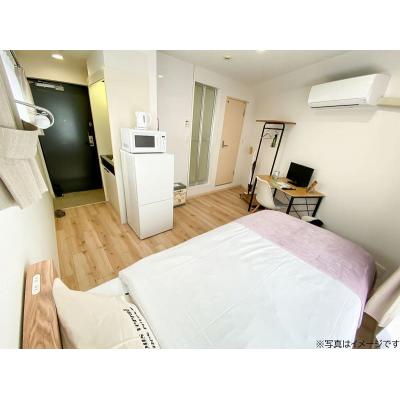 ユニオンマンスリー横浜・白楽４　401　1R・シングル☆【禁煙ルーム】人気の角部屋＆バストイレ別！建物オートロック＆モニター付きインターフォン完備。横浜駅まで乗の物件写真2