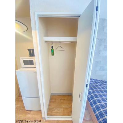 ●2026年6月3日から入居可●ユニオンマンスリー武蔵小金井３　C02　1R・セミダブル☆【禁煙ルーム】安心のモニター付きインターフォン＆室内洗濯機完備！デスク・チェアのあるお部屋の物件写真5