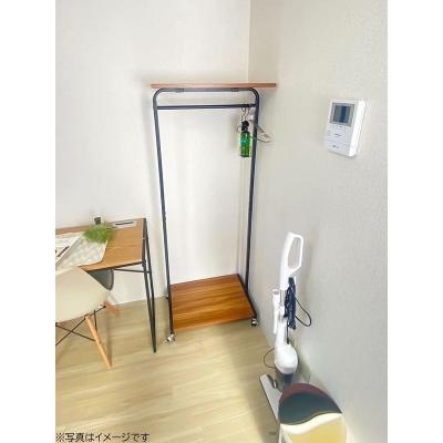 ●2026年6月4日から入居可●ユニオンマンスリー武蔵小金井３　C10　1R・シングル☆【禁煙ルーム】人気の角部屋♪安心のモニター付きインターフォン＆室内洗濯機完備！デスク・チェアのあるお部屋の物件写真4