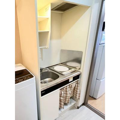 ユニオンマンスリー江戸川台１　109　1K・セミダブル☆【禁煙ルーム】人気のバストイレ別＆温水洗浄便座＆独立洗面台あり♪室内洗濯機や冷蔵庫など生活家電完備！デスの物件写真2