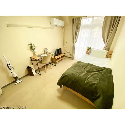 ユニオンマンスリー稲城４　104　1R・シングル☆【禁煙ルーム】デスク・チェアのあるお部屋！洗濯機や掃除機など生活家電完備/京王相模原線利用で橋本駅や笹塚駅までの物件写真1