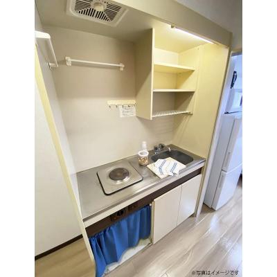 ユニオンマンスリー京王稲田堤セレーノ１　119　1R・セミダブル☆【禁煙ルーム】冷蔵庫や電子レンジなど生活家電完備♪デスク・チェアのあるお部屋/京王相模原線特急の物件写真2