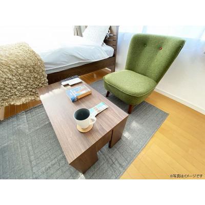 ●2026年1月18日から入居可●ユニオンマンスリー京王稲田堤２　403　1R・シングル☆【禁煙ルーム】人気の角部屋＆2面採光♪ローテーブル・ソファのあるお部屋/都営新宿線直通運転利用で、明大前の物件写真4