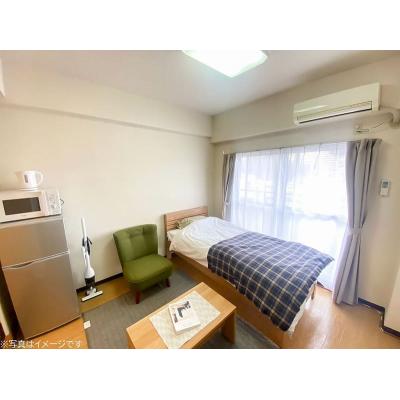 ユニオンマンスリー百合ヶ丘３　402　1R・シングル☆◆インターネット固定回線（有線・Wi-Fi）無料の部屋◆【禁煙ルーム】安心の建物AL＆室内洗濯機完備！ソファ・ローテーブルのあるお部屋の外観画像
