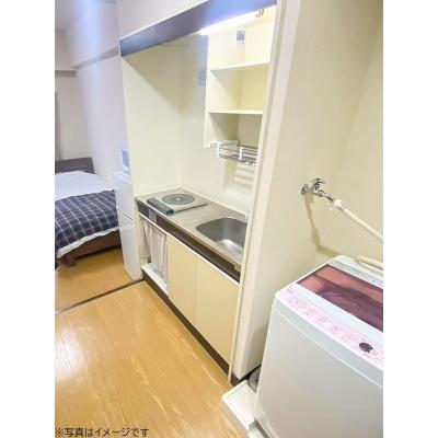 ユニオンマンスリー百合ヶ丘３　415　1R・シングル☆【禁煙ルーム】安心の建物AL＆室内洗濯機完備！デスク・チェアのあるお部屋/小田急小田原線利用の物件写真2