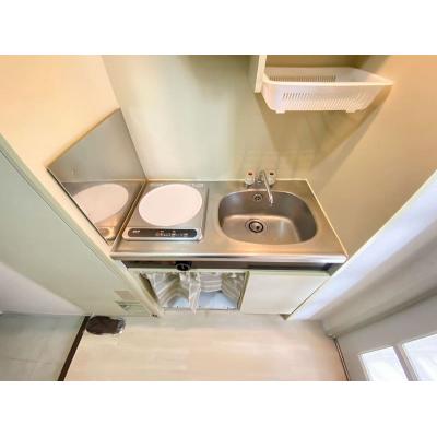 ●2026年4月23日から入居可●ユニオンマンスリー新松戸１　802　1K・シングル☆【禁煙ルーム】人気の角部屋＆2面採光♪デスク・チェアや生活家電のあるお部屋。建物オートロック完備の物件写真2