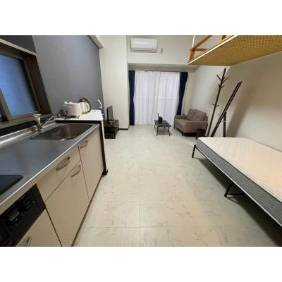 エールマンスリー大手町　壱番館（4-1）【★無料WI-FI標準装備（無制限）★、32型TV、乾燥機能付洗濯機、オートロック、宅配ボックス】の物件写真4