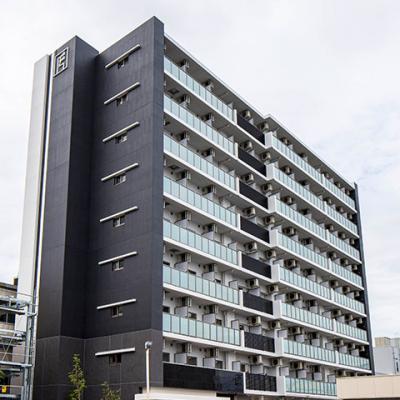 EC名古屋金山ミッドクロス　③【分譲貸、セミダブルベッド・NET無料・ペット飼育相談可・2口ガスコンロ・浴室暖房乾燥機・温水洗浄便座・ドラム式洗濯乾燥機・HDD内蔵ブルーレイ完備】の外観画像