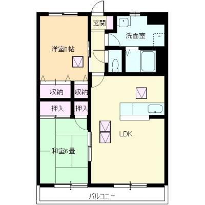 ☆広々２LDK☆県内アクセス良好♪☆鉄筋コンクリートで音安心♪☆独立洗面台  YS1の物件写真2