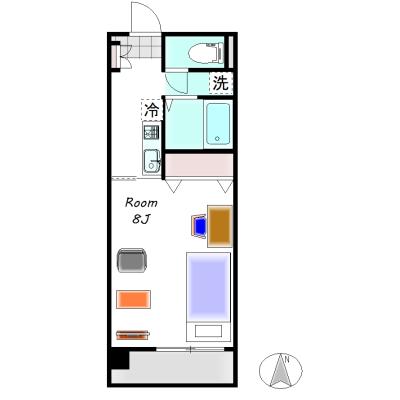 🍀グランマンスリー🍀前橋下小出町ⅡR102🌈群馬大学附属病院🏥まで徒歩8分🚶Wi-Fi無料❗風呂トイレ別🛁ウォシュレットあり✨の物件写真6