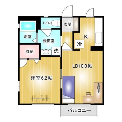 【前橋赤十字病院まで車で５分】【Wi-Fi無料】ＭＴ前橋下佐鳥町Ａの物件写真6