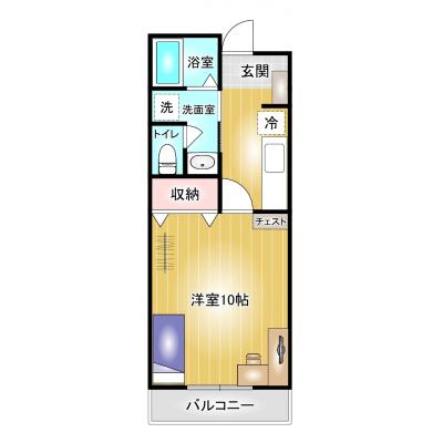 【健康科学大学徒歩１０分】【周辺環境良好】【Wi-Fi無料】ＭＴ前橋下沖町Ａの物件写真6
