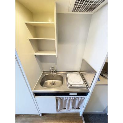 ユニオンマンスリー恋ヶ窪５　201　1R・シングル☆【禁煙ルーム】人気の角部屋＆2面採光♪来客時も安心モニター付きインターフォン完備！洗濯機や2ドア冷蔵庫など生活家電のあるお部屋の物件写真2