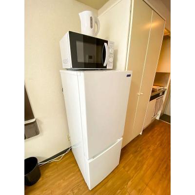 ユニオンマンスリー恋ヶ窪５　201　1R・シングル☆【禁煙ルーム】人気の角部屋＆2面採光♪来客時も安心モニター付きインターフォン完備！洗濯機や2ドア冷蔵庫など生活家電のあるお部屋の物件写真4